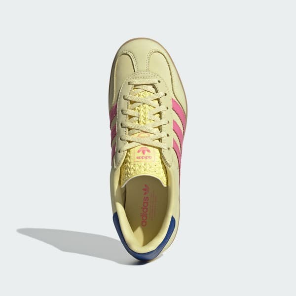 Adidas Gazelle Indoor Powder Yellow Lucid Pink Royal Blue JI2719