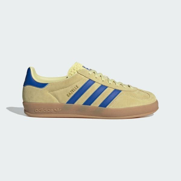 Adidas Gazelle Indoor Powder Yellow Royal Blue Cloud White JH5406