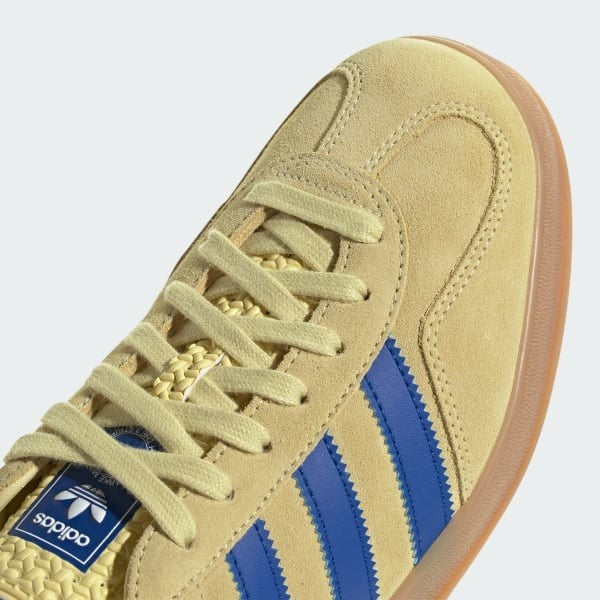 Adidas Gazelle Indoor Powder Yellow Royal Blue Cloud White JH5406