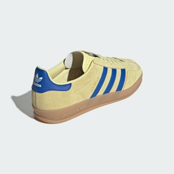 Adidas Gazelle Indoor Powder Yellow Royal Blue Cloud White JH5406