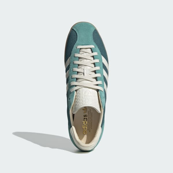 Adidas Gazelle Indoor Preloved Teal Off White Warm Sandstone JR8836