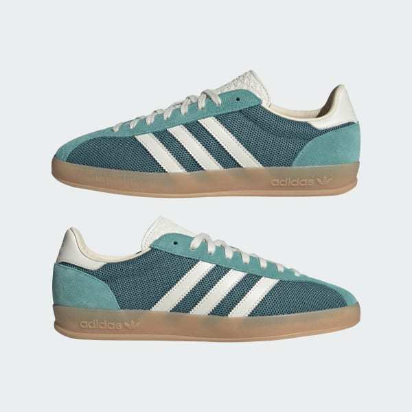 Adidas Gazelle Indoor Preloved Teal Off White Warm Sandstone JR8836