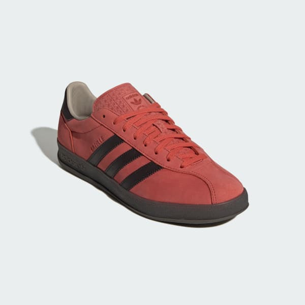 Adidas Gazelle Indoor Pro Crew Red Supplier Colour Charcoal JR8839