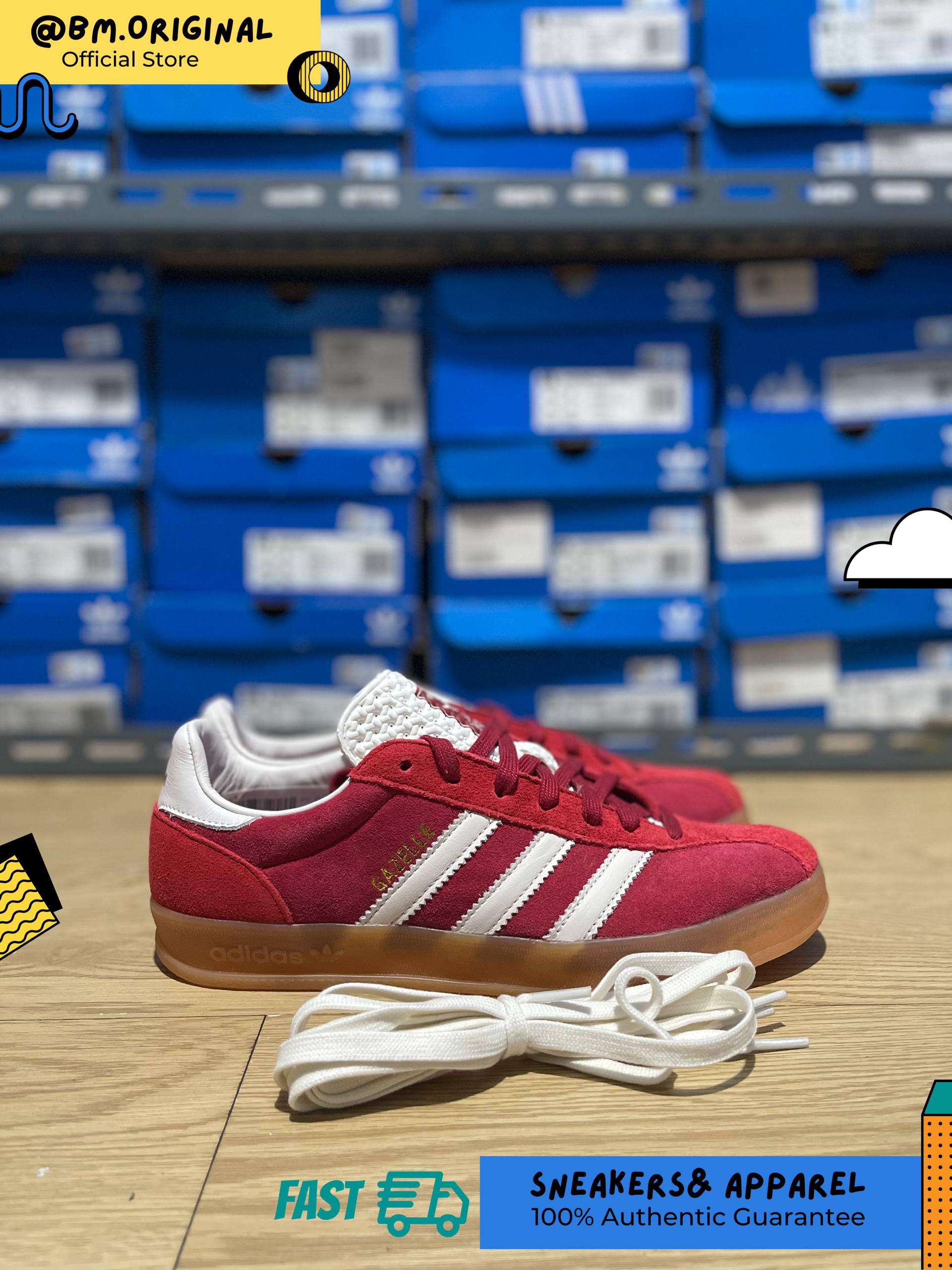 Adidas Gazelle Indoor Pro Team Victory Red Core White Power Red JH5431