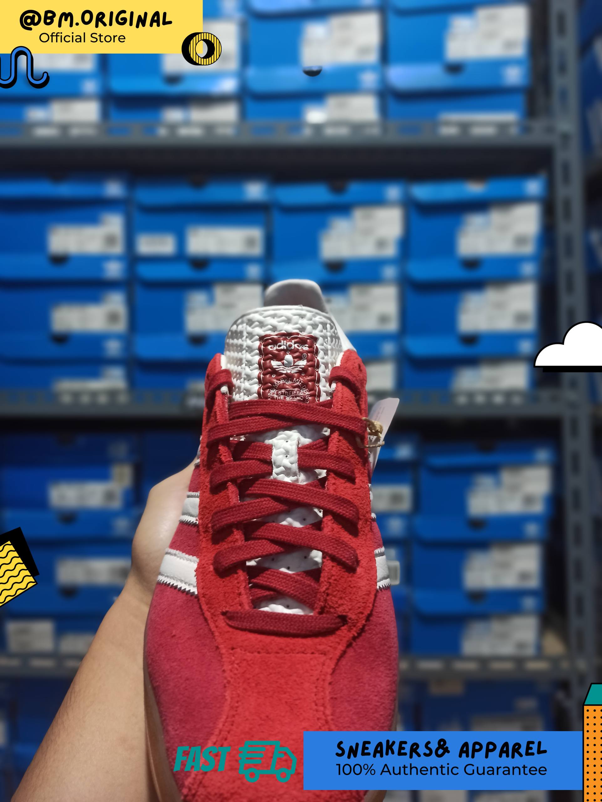 Adidas Gazelle Indoor Pro Team Victory Red Core White Power Red JH5431