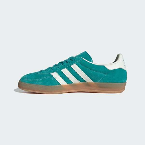 Adidas Gazelle Indoor Pure Teal Off White Gold Metallic JQ8391