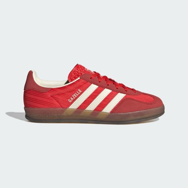 Adidas Gazelle Indoor Red Better Scarlet Cream White JS1411