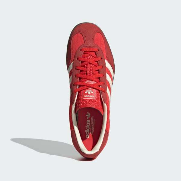 Adidas Gazelle Indoor Red Better Scarlet Cream White JS1411