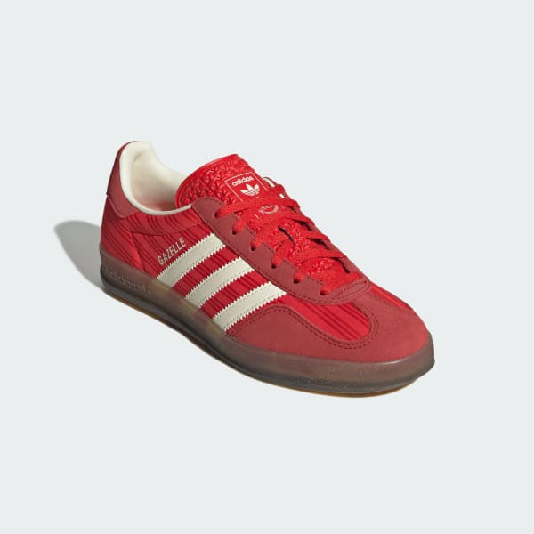Adidas Gazelle Indoor Red Better Scarlet Cream White JS1411