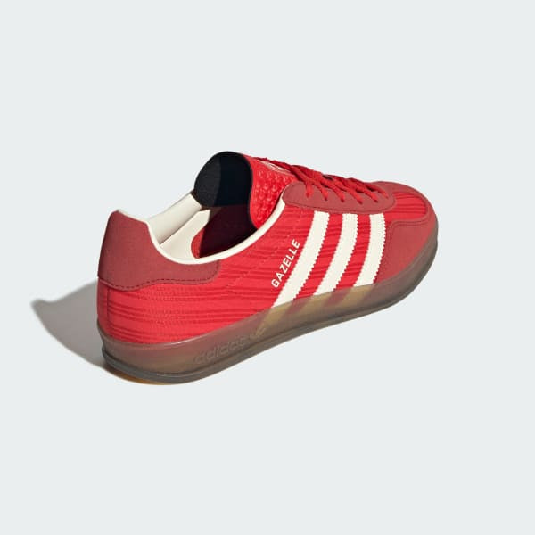 Adidas Gazelle Indoor Red Better Scarlet Cream White JS1411