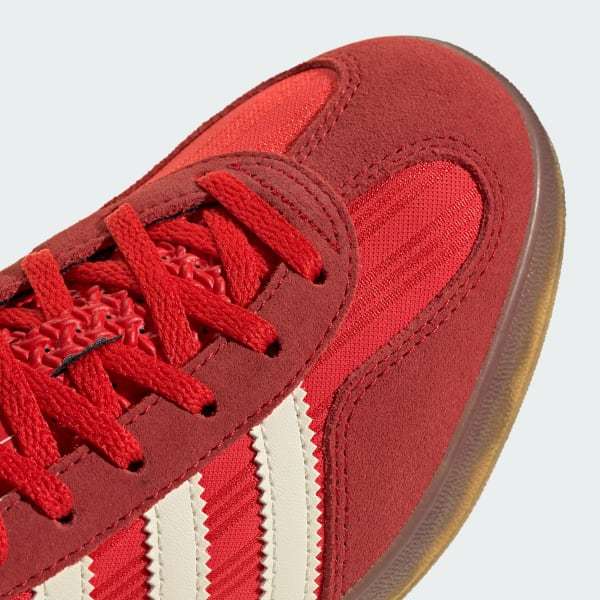 Adidas Gazelle Indoor Red Better Scarlet Cream White JS1411