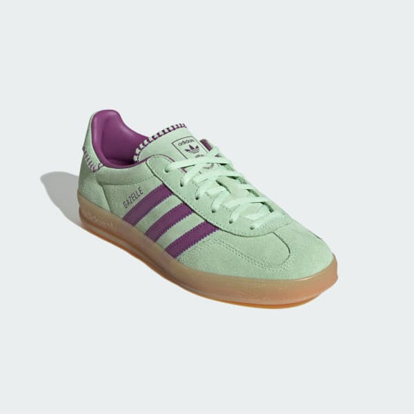 Adidas Gazelle Indoor Rich Mauve Semi Green Spark Rich Mauve JS1405