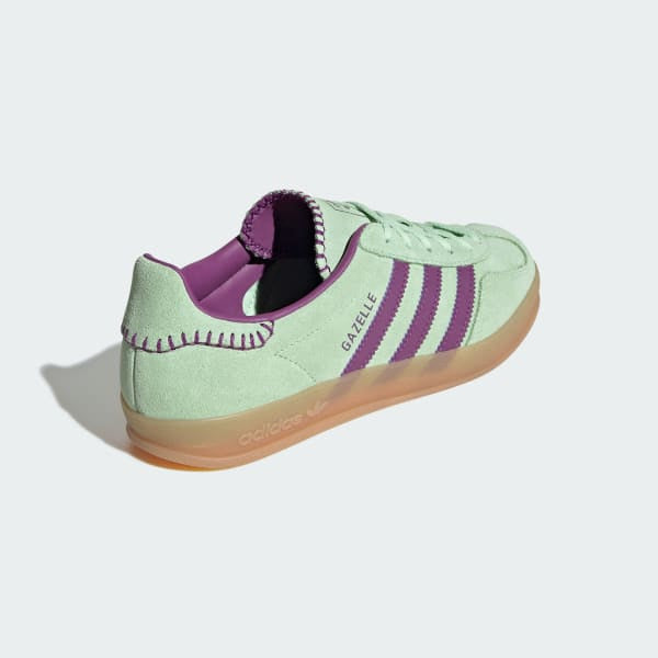 Adidas Gazelle Indoor Rich Mauve Semi Green Spark Rich Mauve JS1405