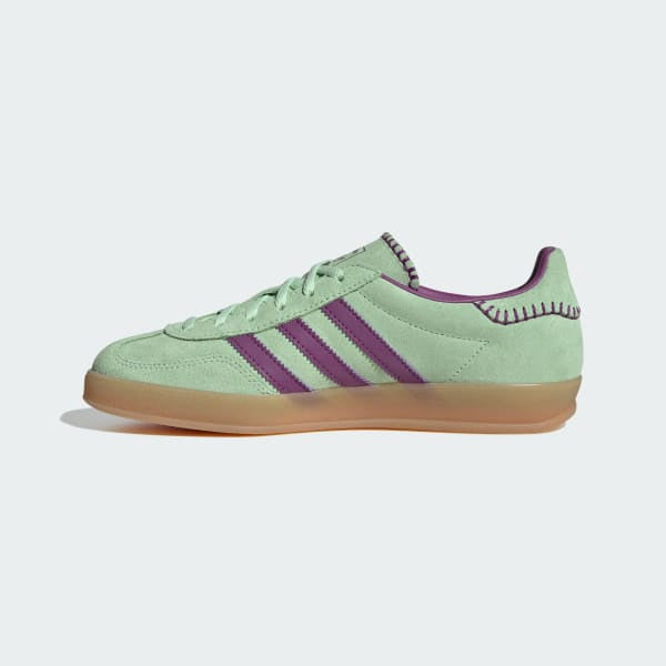 Adidas Gazelle Indoor Rich Mauve Semi Green Spark Rich Mauve JS1405
