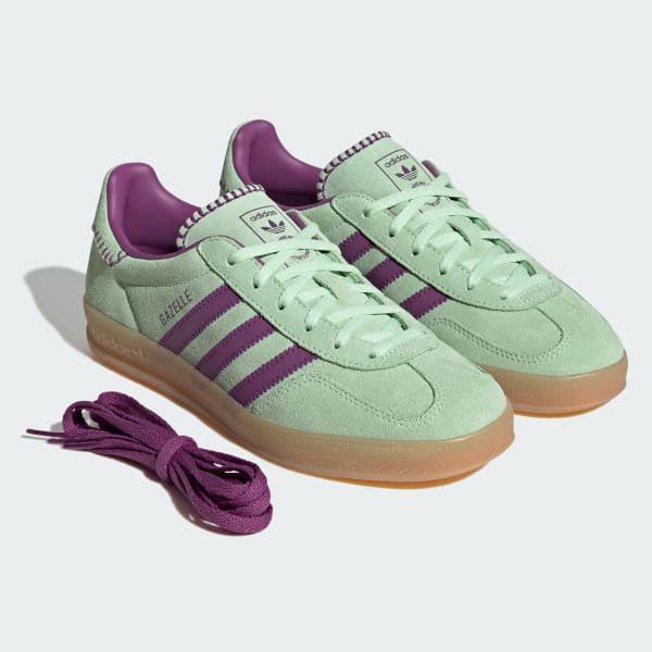 Adidas Gazelle Indoor Rich Mauve Semi Green Spark Rich Mauve JS1405
