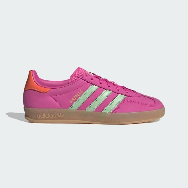Adidas Gazelle Indoor Semi Lucid Fuchsia Semi Green Spark Signal Coral JI2718