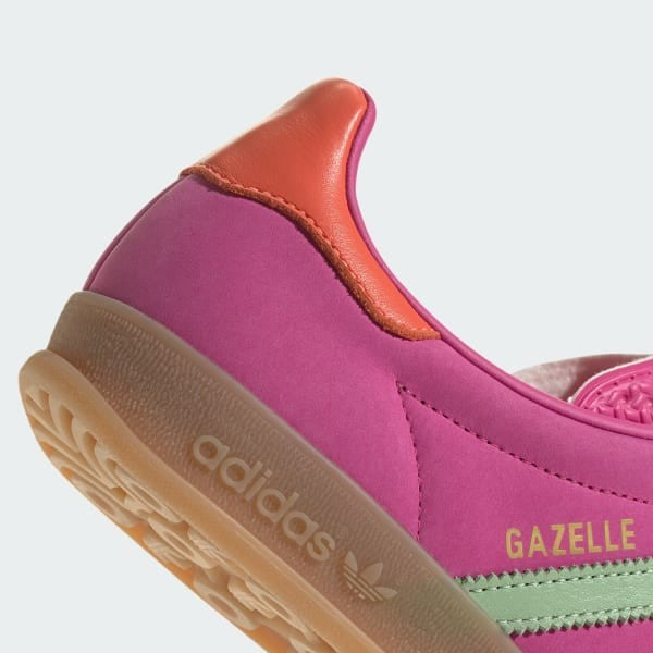 Adidas Gazelle Indoor Semi Lucid Fuchsia Semi Green Spark Signal Coral JI2718