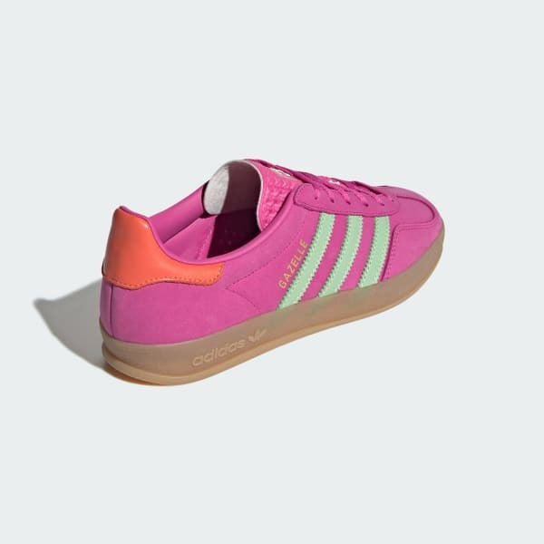 Adidas Gazelle Indoor Semi Lucid Fuchsia Semi Green Spark Signal Coral JI2718