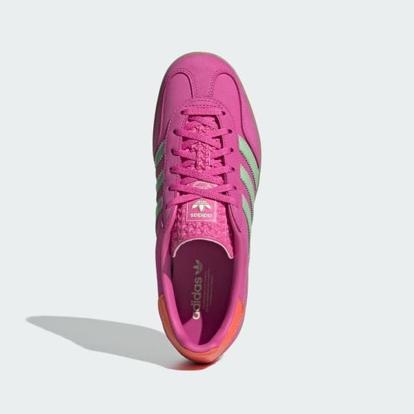 Adidas Gazelle Indoor Semi Lucid Fuchsia Semi Green Spark Signal Coral JI2718