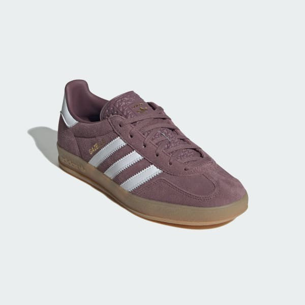 Adidas Gazelle Indoor Shadow Fig Cloud White Gum IH5483