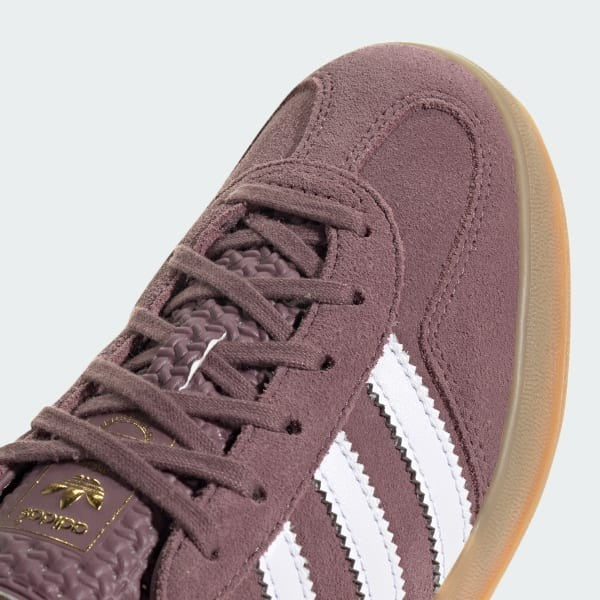 Adidas Gazelle Indoor Shadow Fig Cloud White Gum IH5483