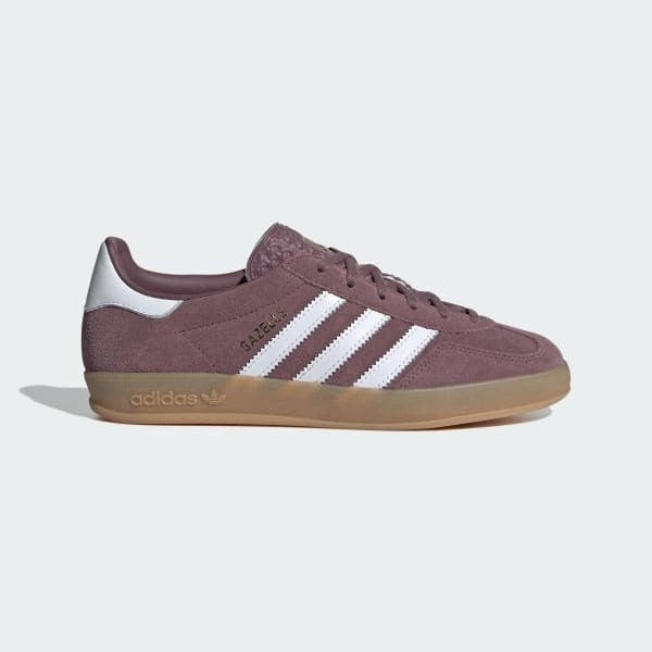 Adidas Gazelle Indoor Shadow Fig Cloud White Gum IH5483