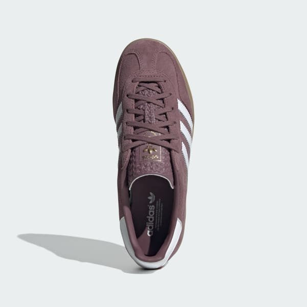 Adidas Gazelle Indoor Shadow Fig Cloud White Gum IH5483