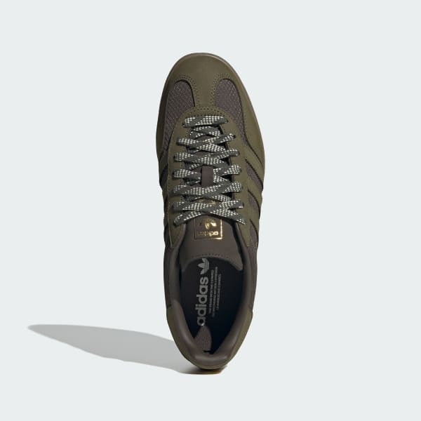 Adidas Gazelle Indoor Shadow Olive Focus Olive Off White JQ8396