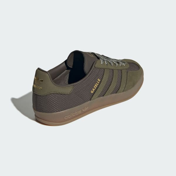 Adidas Gazelle Indoor Shadow Olive Focus Olive Off White JQ8396