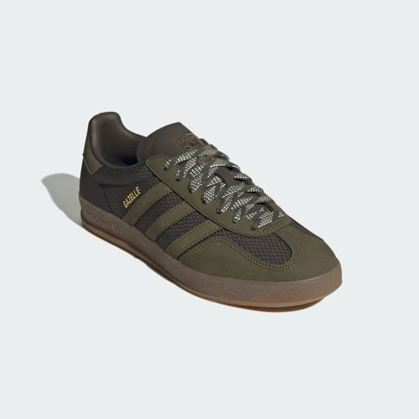 Adidas Gazelle Indoor Shadow Olive Focus Olive Off White JQ8396