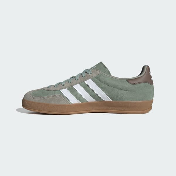 Adidas Gazelle Indoor Silver Pebble Silver Green Cloud White JI3526