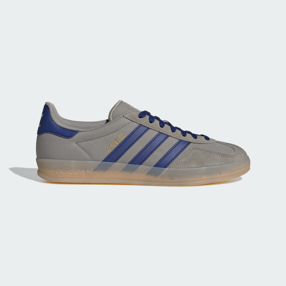 Adidas Gazelle Indoor Silver Pebble Victory Blue Magic Beige JQ8390