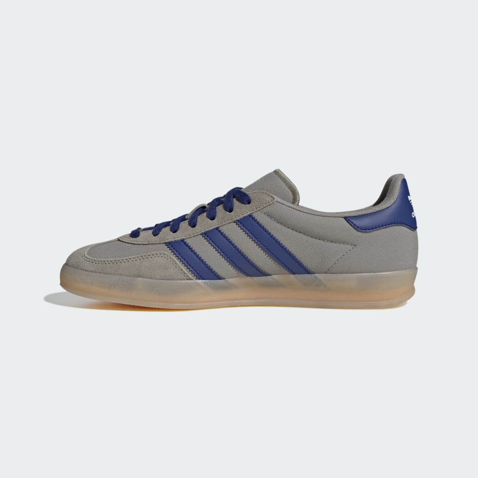 Adidas Gazelle Indoor Silver Pebble Victory Blue Magic Beige JQ8390