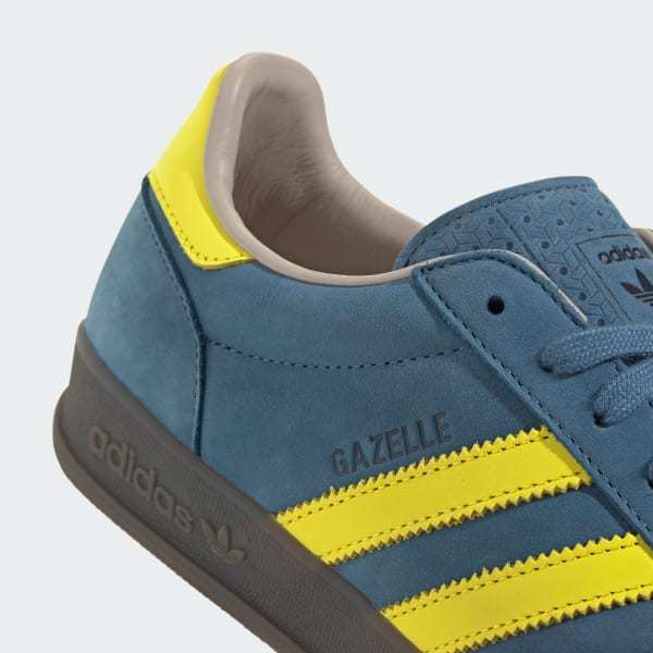 Adidas Gazelle Indoor Supplier Colour Shcok Yellow Charcoal JR8838
