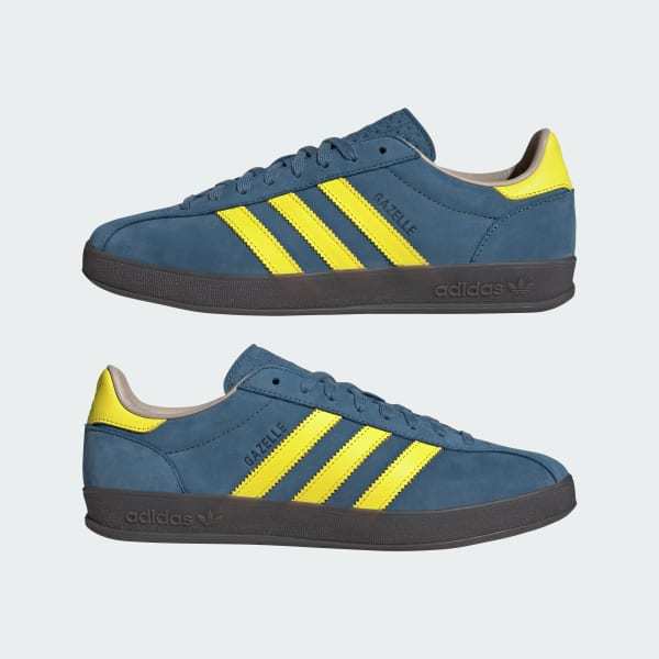 Adidas Gazelle Indoor Supplier Colour Shcok Yellow Charcoal JR8838