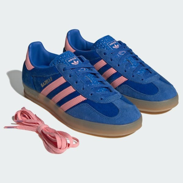 Adidas Gazelle Indoor W Blue Semi Pink Spark Gum IG6785