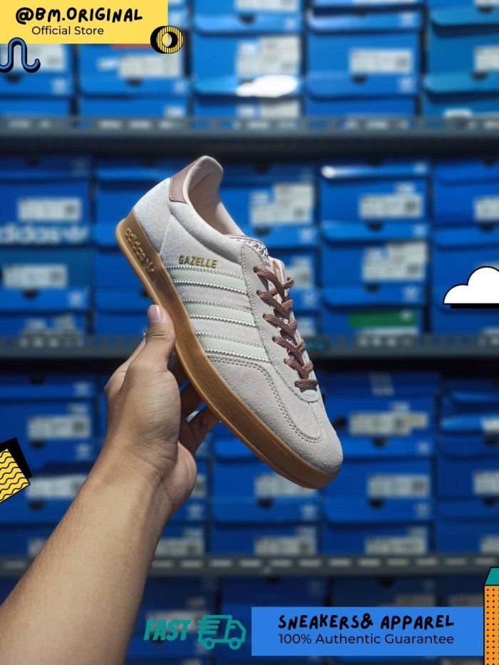 Adidas Gazelle Indoor Wonder Quartz Warm Clary Gum JR0232