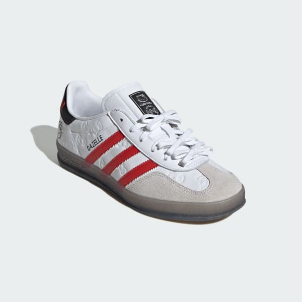 Adidas Gazelle Indoor x Hello Kitty Anniversary Cloud White Red Core Black II0013