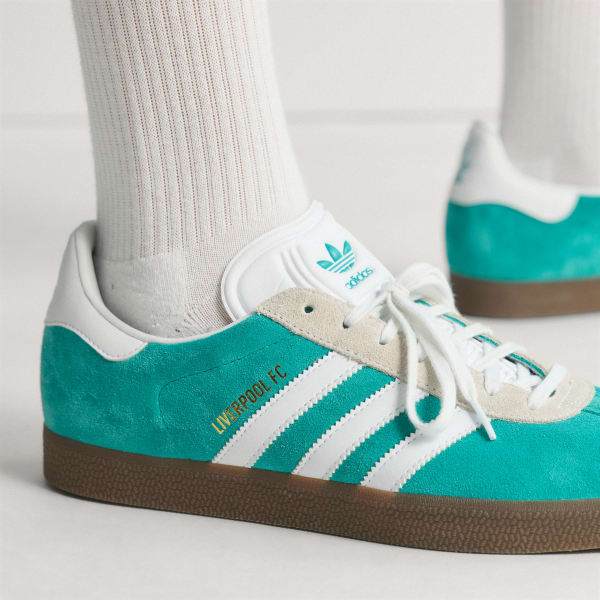 Adidas Gazelle Liverpool FC Sea Green Cloud White Gum JR4159