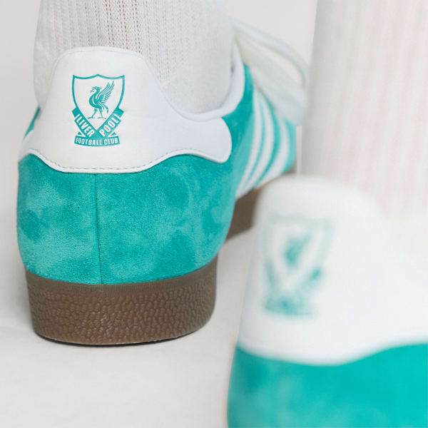 Adidas Gazelle Liverpool FC Sea Green Cloud White Gum JR4159
