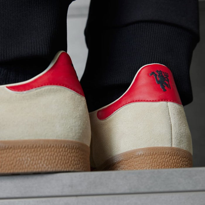 Adidas Gazelle Manchester United Cream White MUFC Red Core Black JS3040