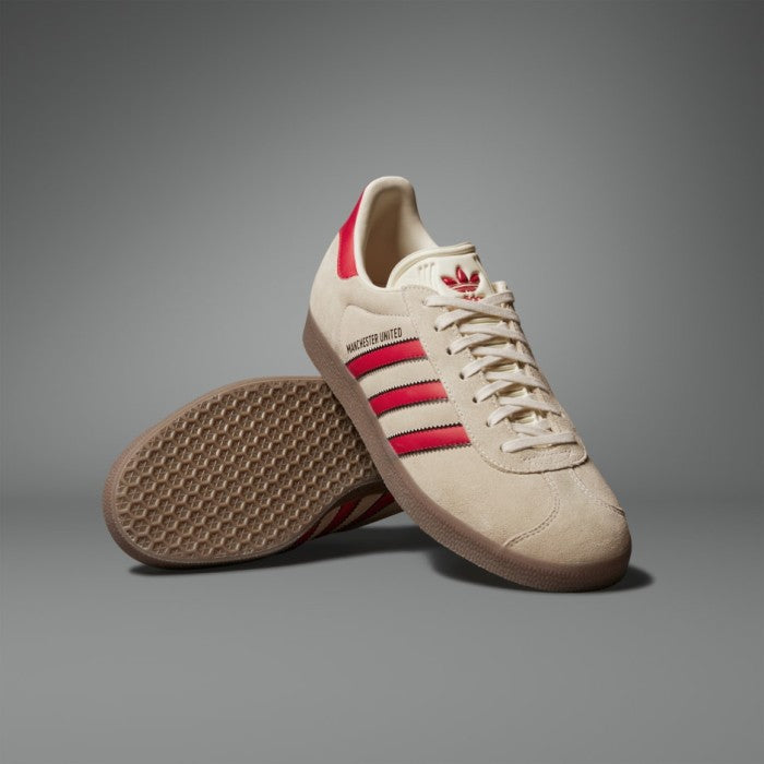 Adidas Gazelle Manchester United Cream White MUFC Red Core Black JS3040