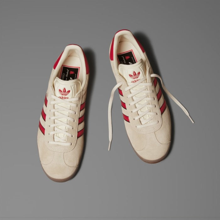 Adidas Gazelle Manchester United Cream White MUFC Red Core Black JS3040