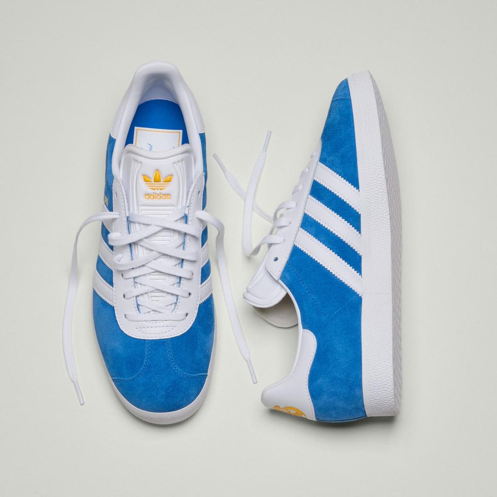 Adidas Gazelle Real Madrid Blue Bird Cloud White Crew Yellow JR4158