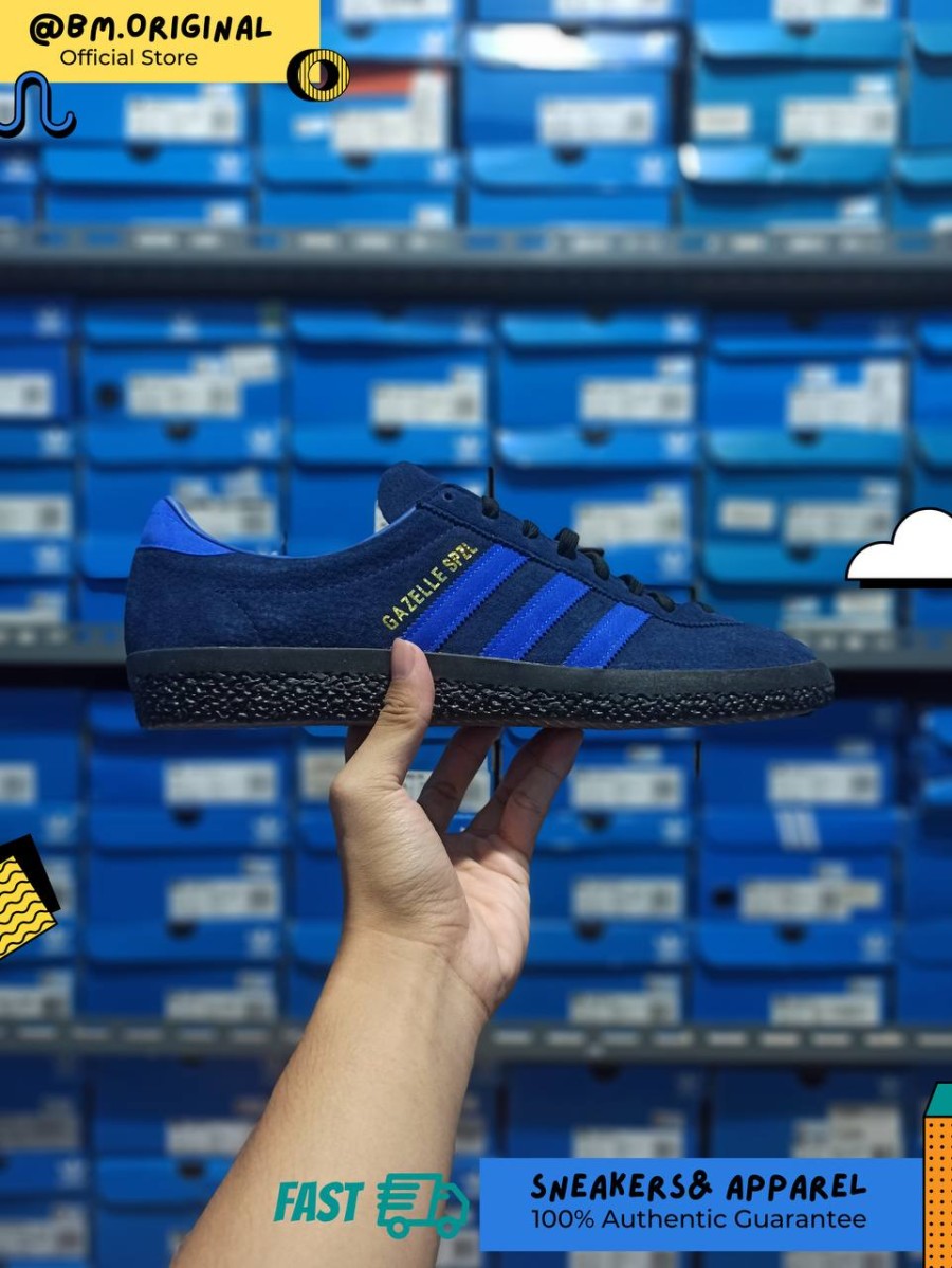 Adidas Gazelle SPZL Night Indigo Supplier Colour Power Blue IF8424