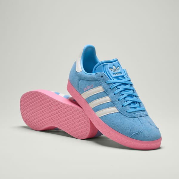 Adidas Gazelle x Inter miami CF Semi Blue Burst White Tint Bliss Pink JR4178