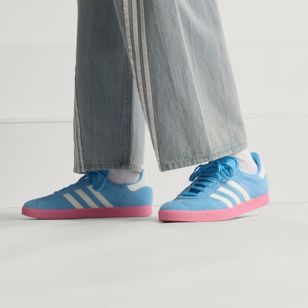 Adidas Gazelle x Inter miami CF Semi Blue Burst White Tint Bliss Pink JR4178