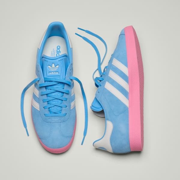 Adidas Gazelle x Inter miami CF Semi Blue Burst White Tint Bliss Pink JR4178
