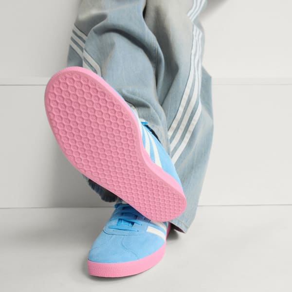 Adidas Gazelle x Inter miami CF Semi Blue Burst White Tint Bliss Pink JR4178