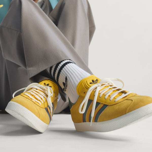 Adidas Gazelle x Jamaica x Bob Marley Bold Gold None Pure Ruby KJ3532